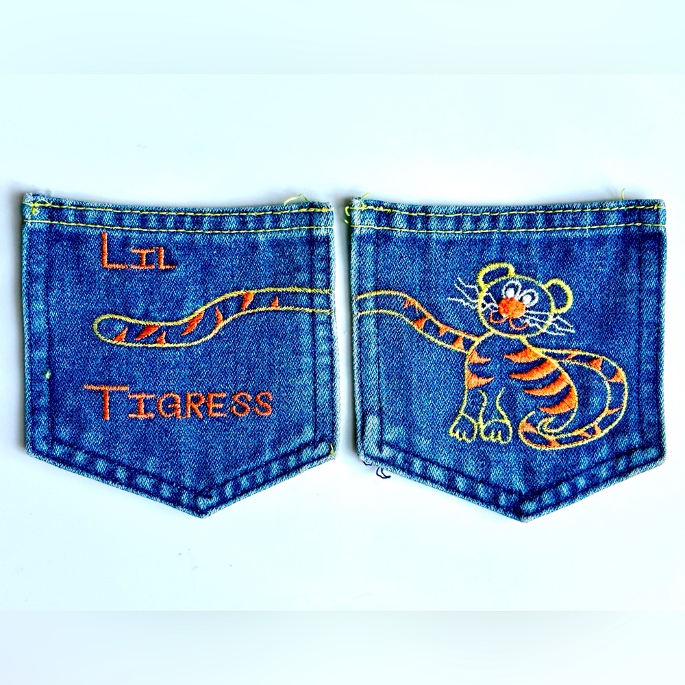 Handmade Denim Patches Lil Tigress